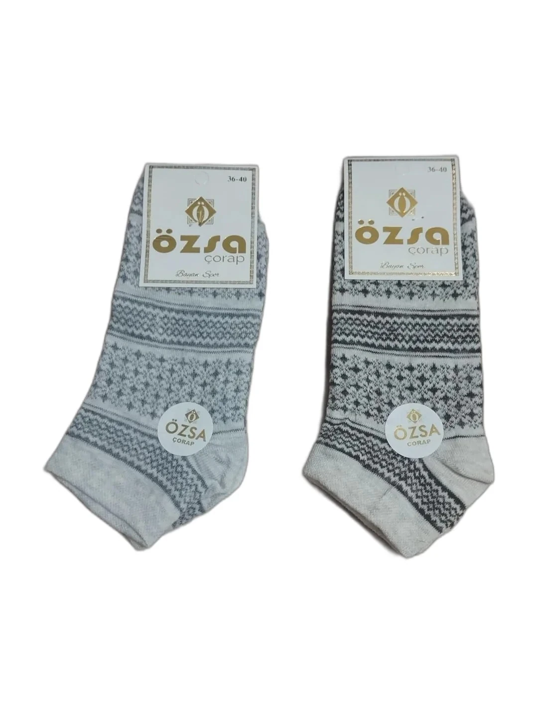 Bayan Karışık Penye Mevsimlik Patik Çorap 12'li Paket