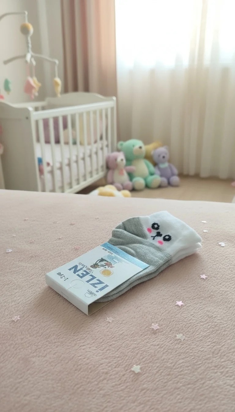 1-2 Yaş Kız Çocuk Mevsimlik Patik Çorap 12'li Paket