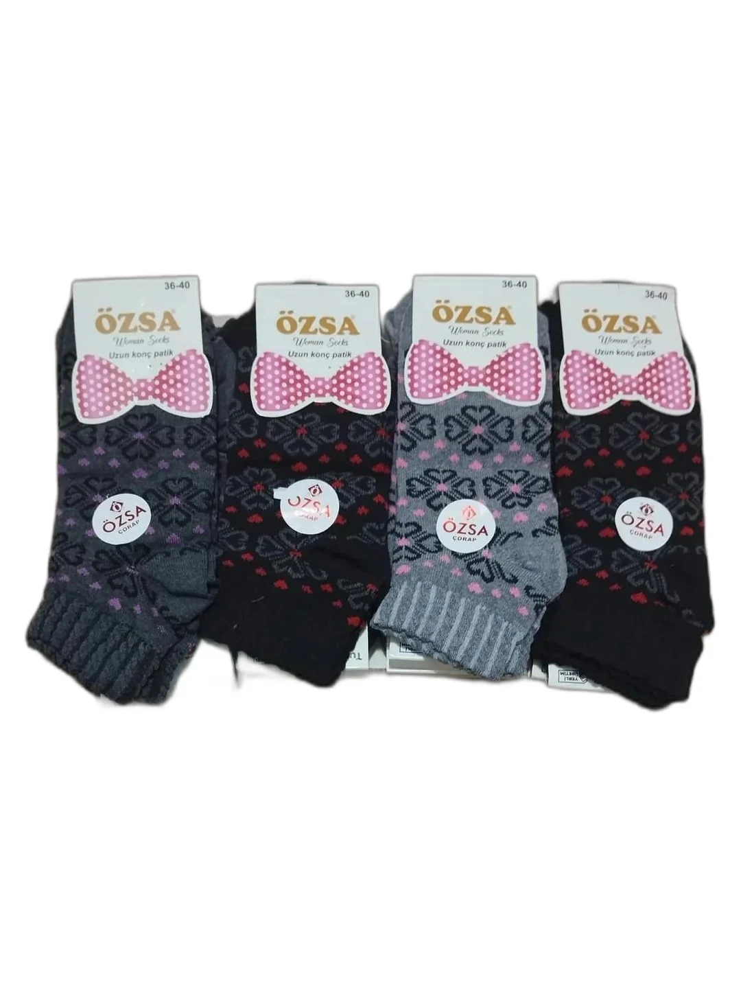 Bayan Penye Mevsimlik Patik Çorap 12'li Paket