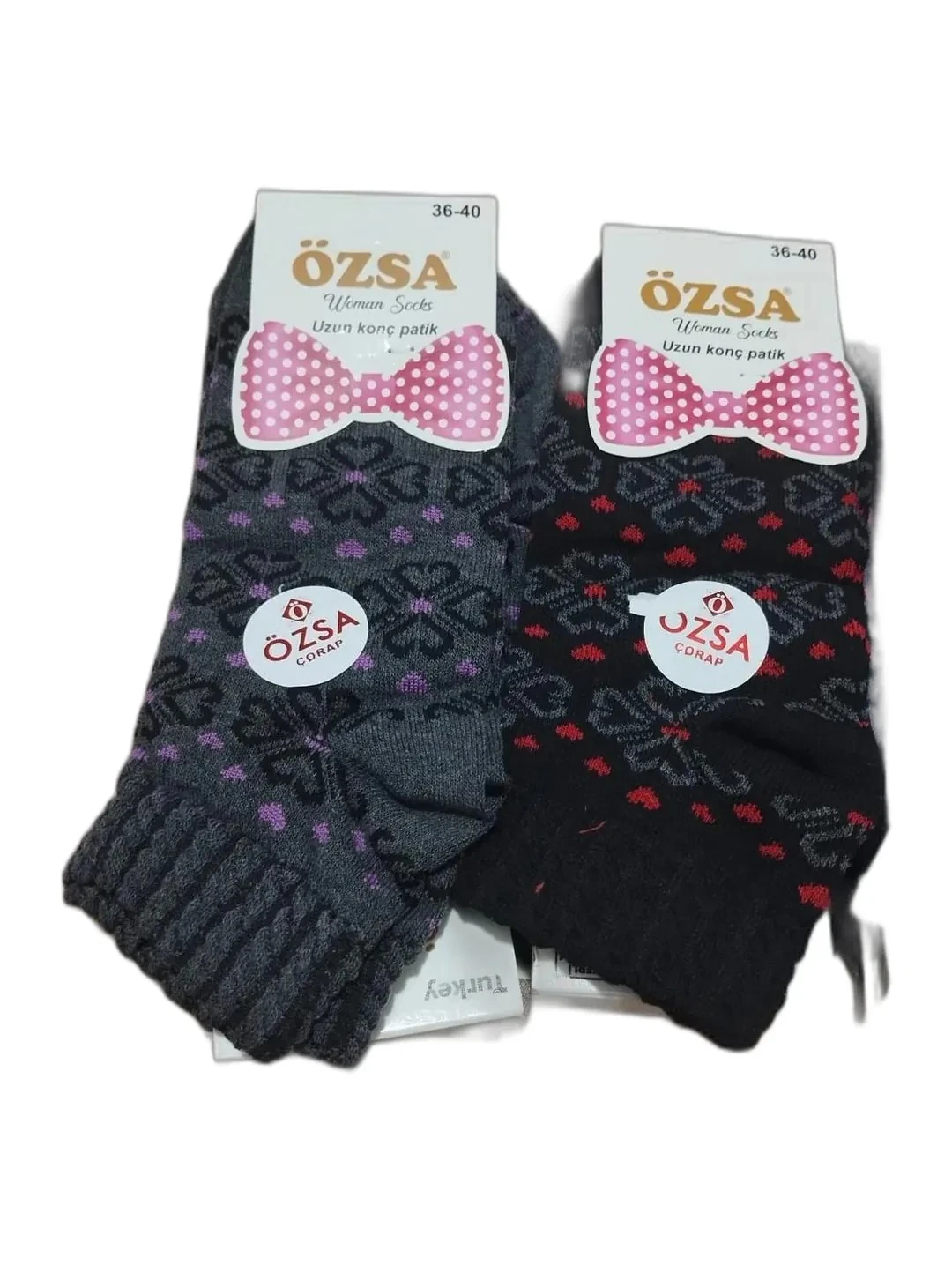 Bayan Penye Mevsimlik Patik Çorap 12'li Paket