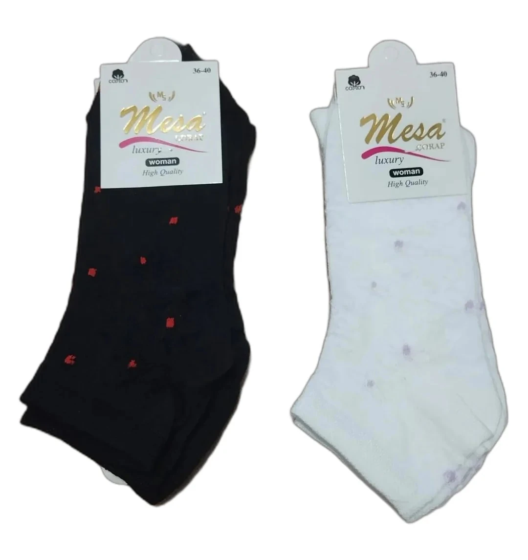 Bayan Penye Mevsimlik Patik Çorap 12'li Paket