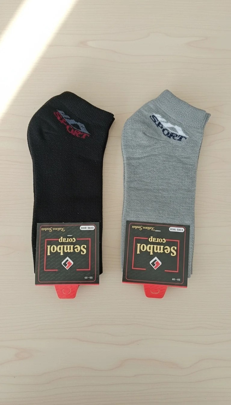 12 Çift Erkek Kışlık Bilek Boy Havlu Çorap