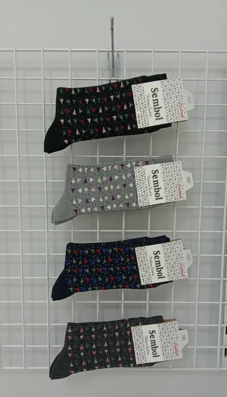 Bayan Mevsimlik Uzun Çorap 12'li Paket