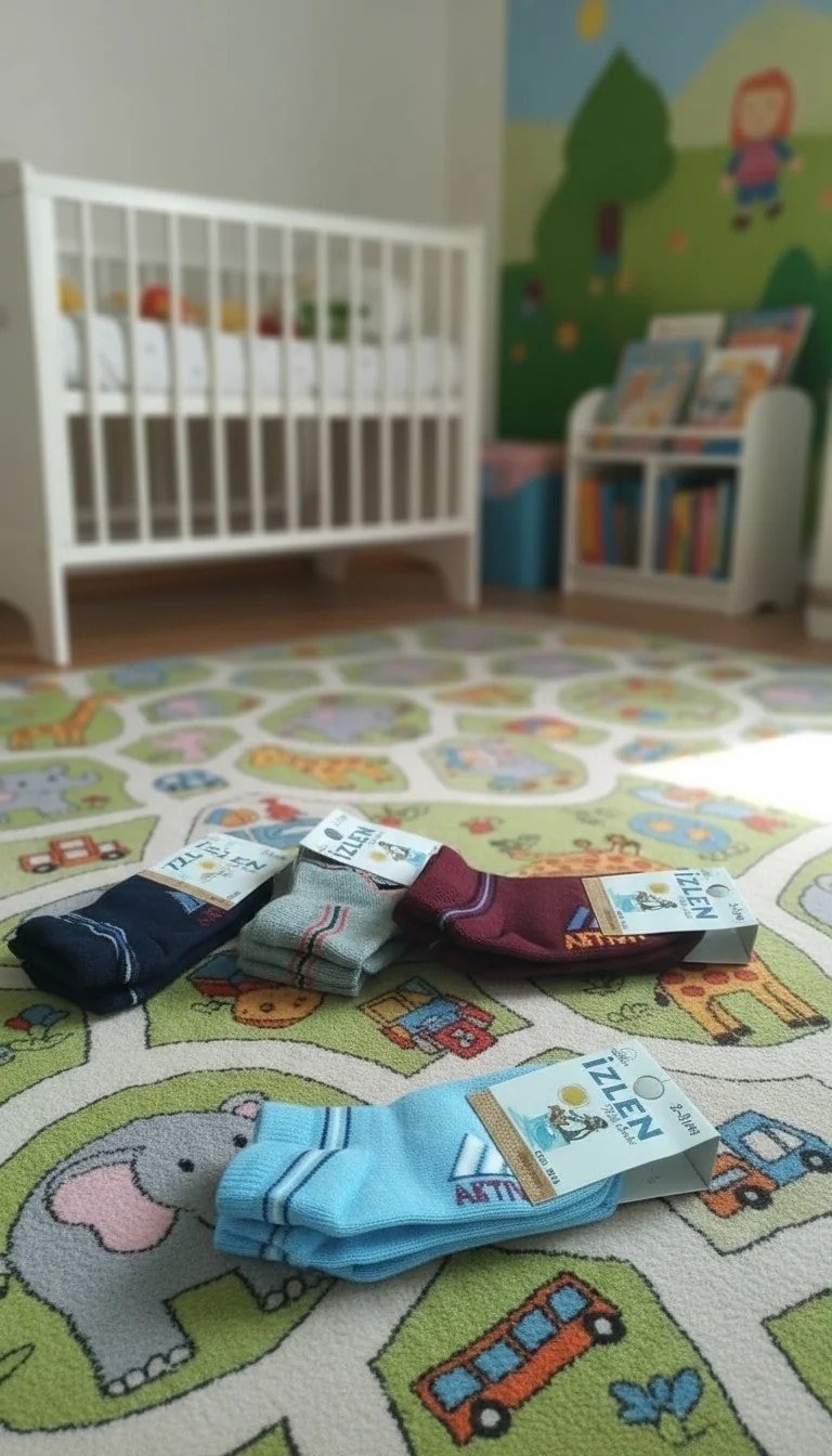 2-3 Yaş Erkek Çocuk Mevsimlik Patik Çorap 12'li Paket
