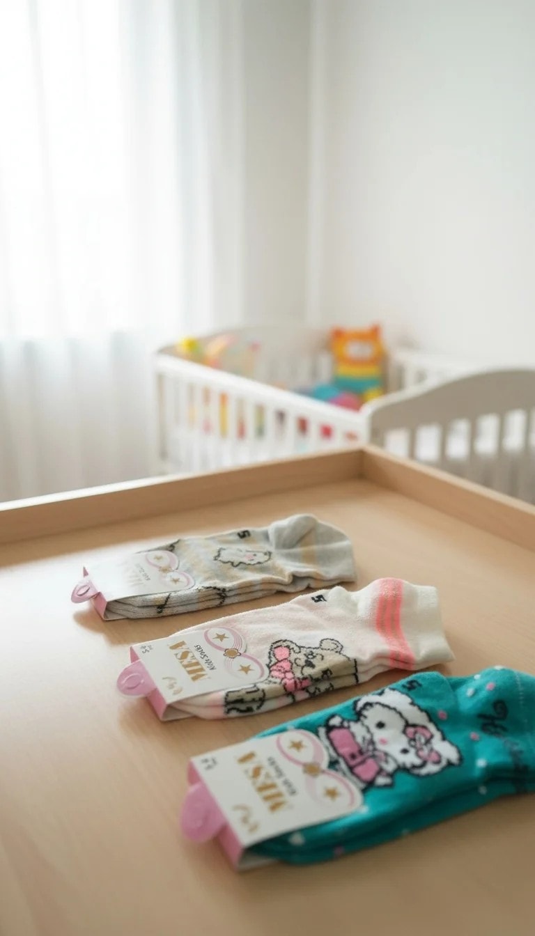 5-6 Yaş Kız Çocuk Mevsimlik Patik Çorap 12'li Paket