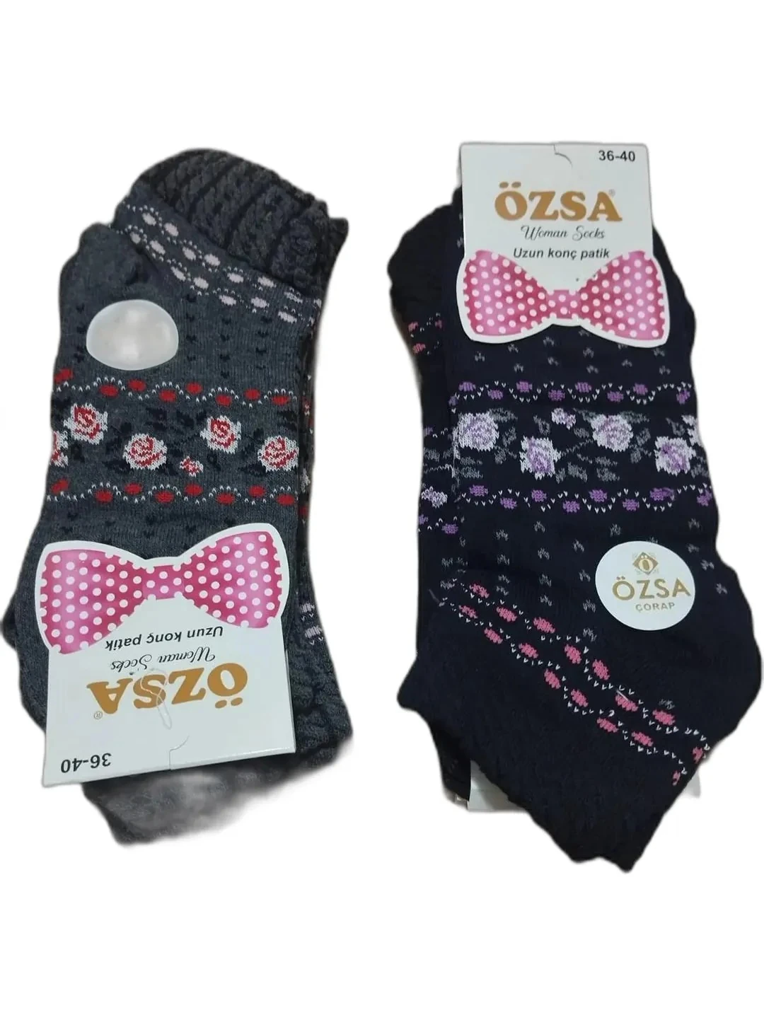 Bayan Penye Mevsimlik Patik Çorap 12'li Paket