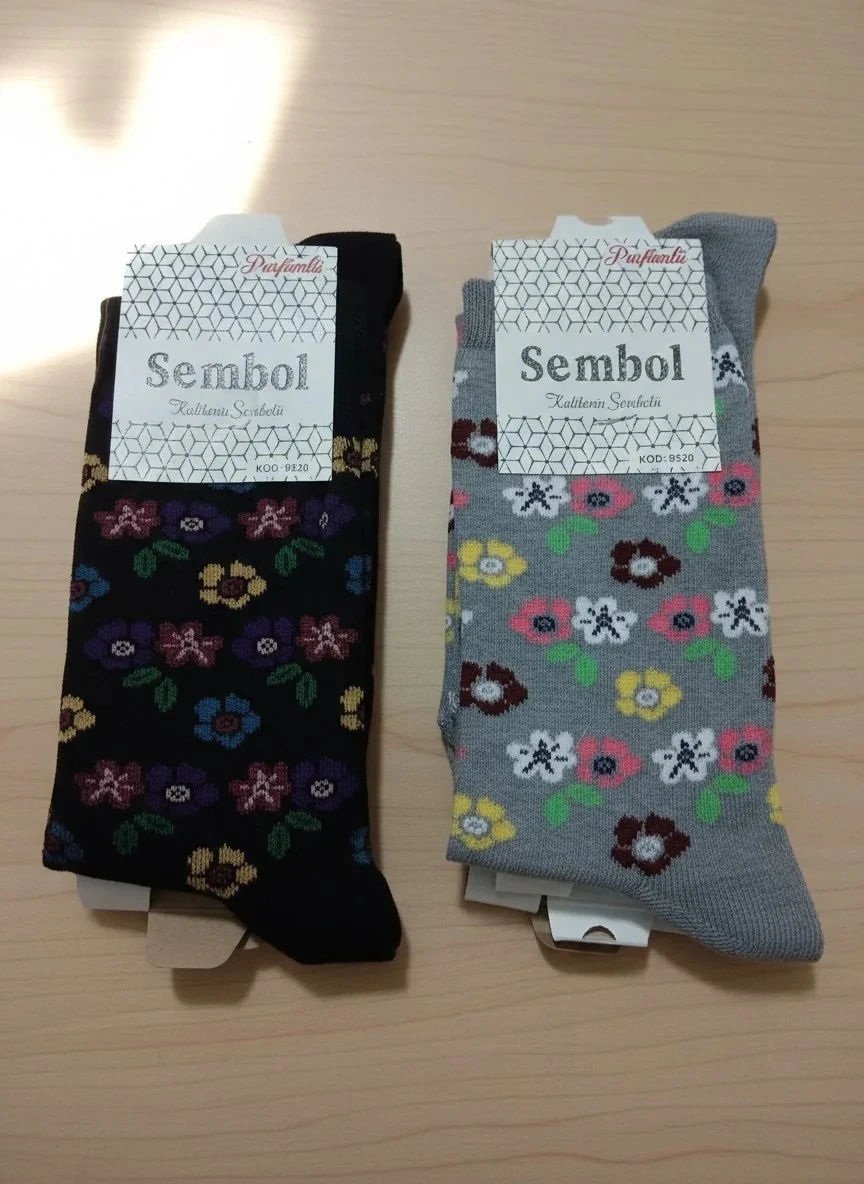 Bayan Mevsimlik Uzun Çorap 12'li Paket