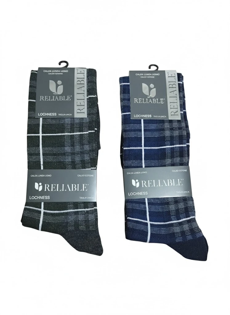 Erkek İhracat Mevsimlik Uzun Çorap Karışık Koyu Renkler 12'li Paket