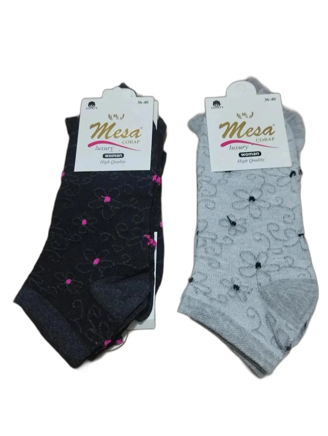 Bayan Penye Mevsimlik Patik Çorap 12'li Paket