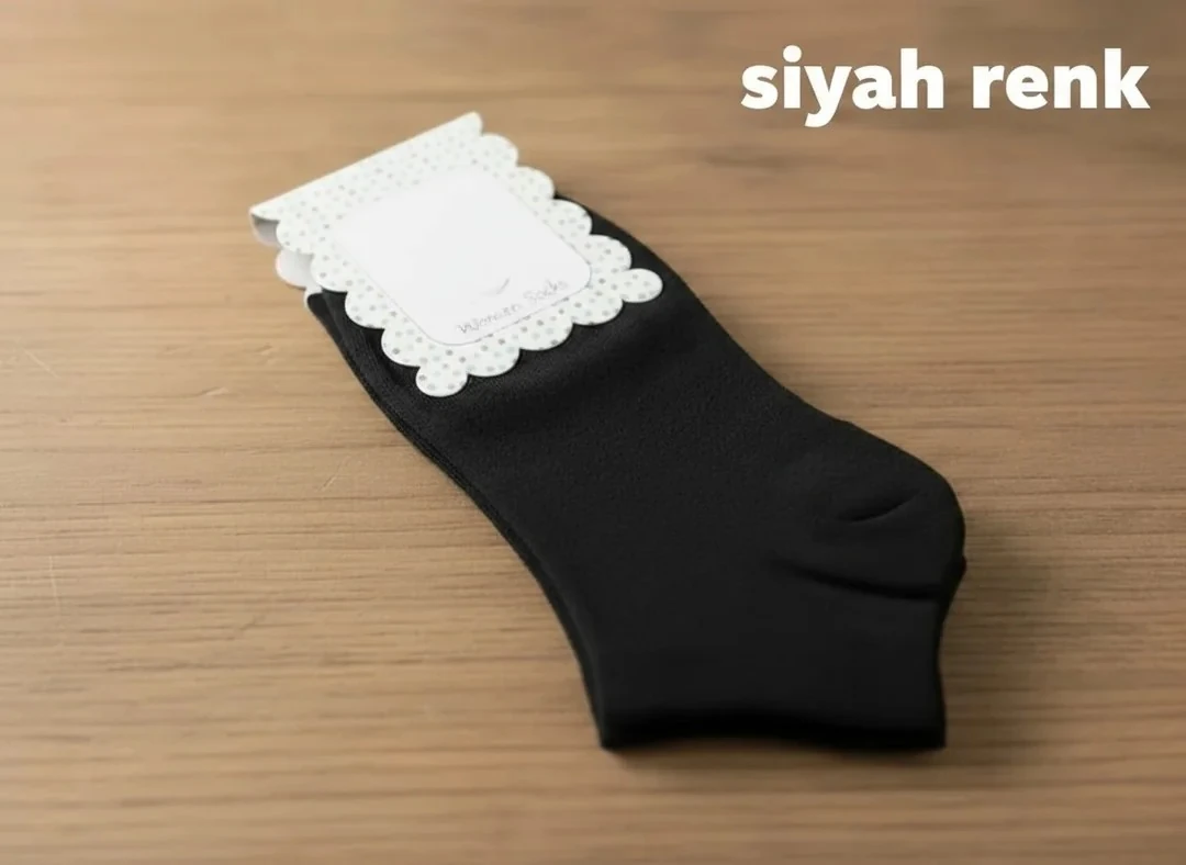 Bayan Penye Mevsimlik Patik Çorap 12'li Paket