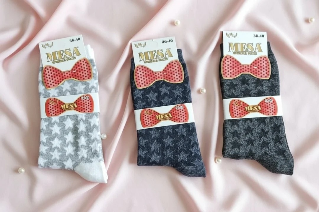 Bayan Mevsimlik Uzun Çorap 12'li Paket
