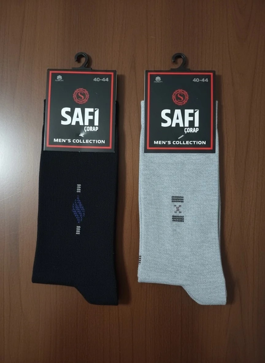 12'Li Erkek Mevsimlik Karışık Renkli Uzun Çorap 