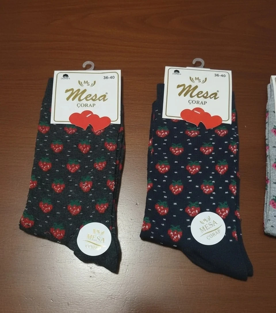 Bayan Mevsimlik Uzun Çorap 12'li Paket