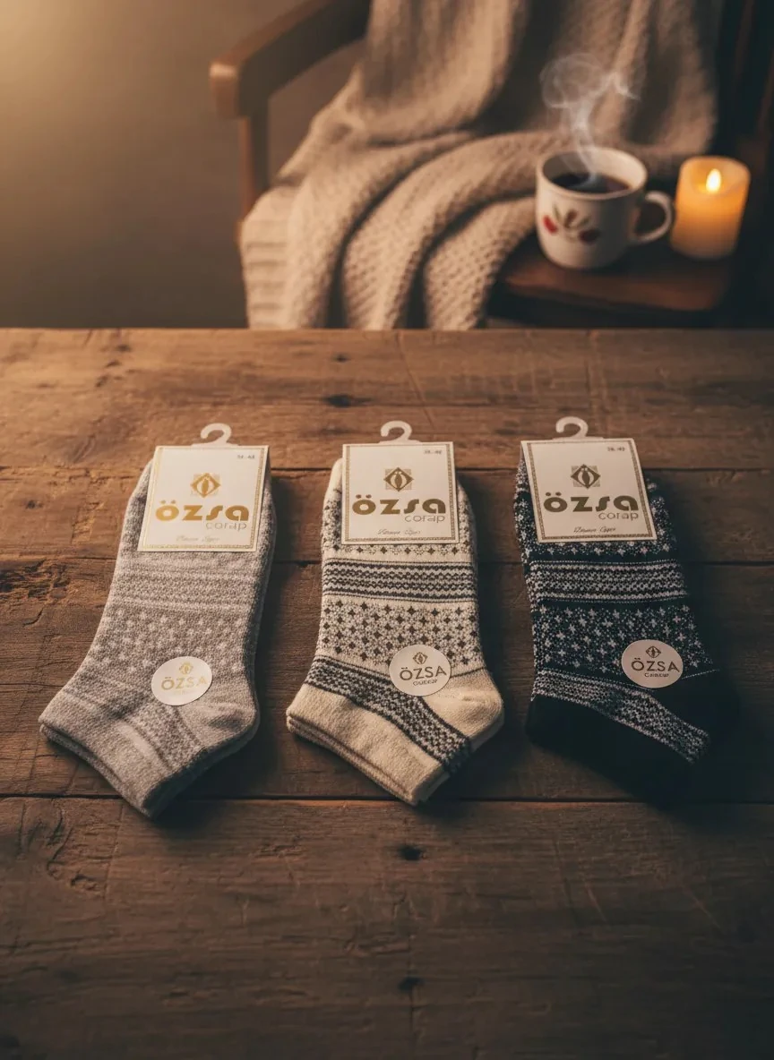 Bayan Karışık Penye Mevsimlik Patik Çorap 12'li Paket