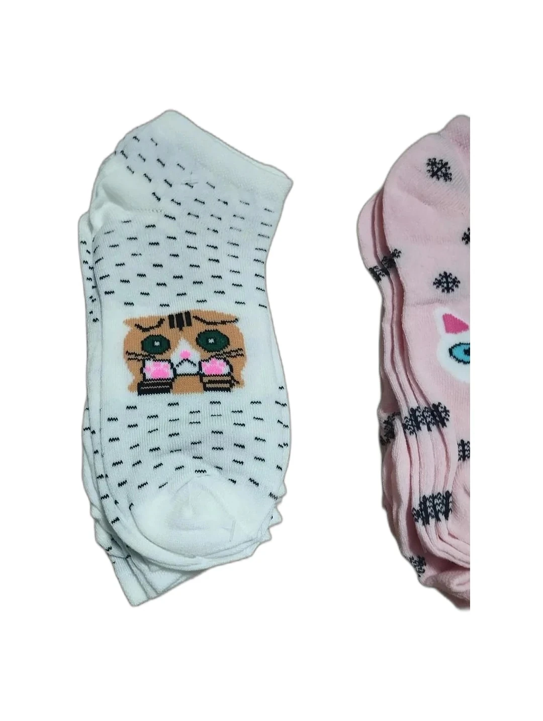 12 Çift Kılçıklı Bayan Patik Çorap