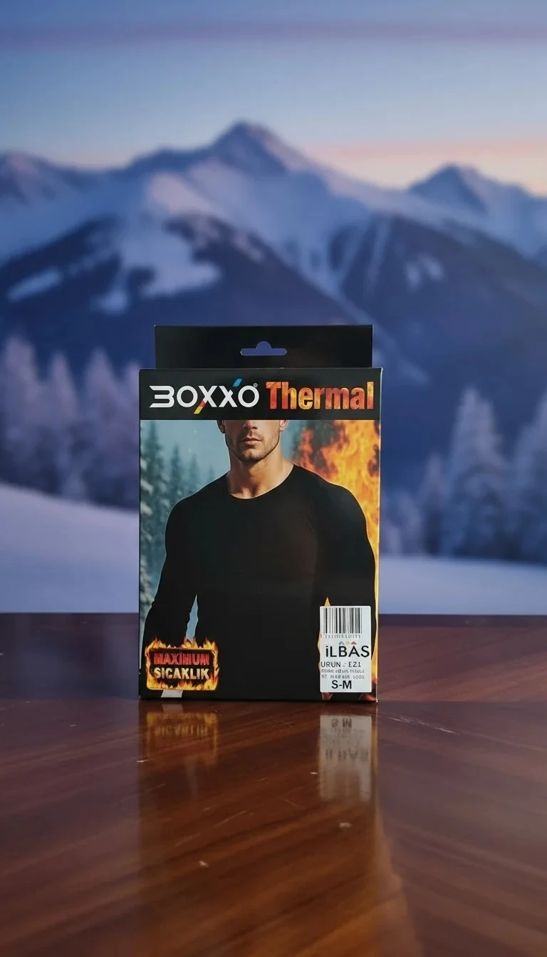 Siyah Erkek Termal Body Şardonlu