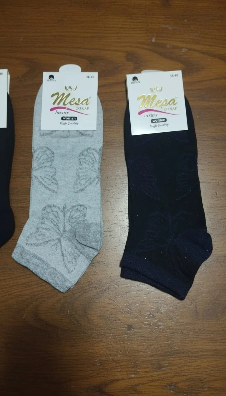 Bayan Penye Mevsimlik Patik Çorap 12'li Paket