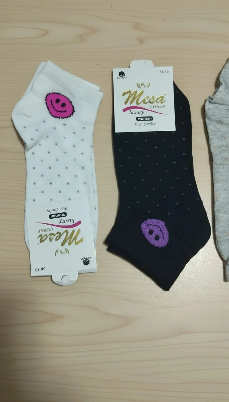 Bayan Penye Mevsimlik Patik Çorap 12'li Paket