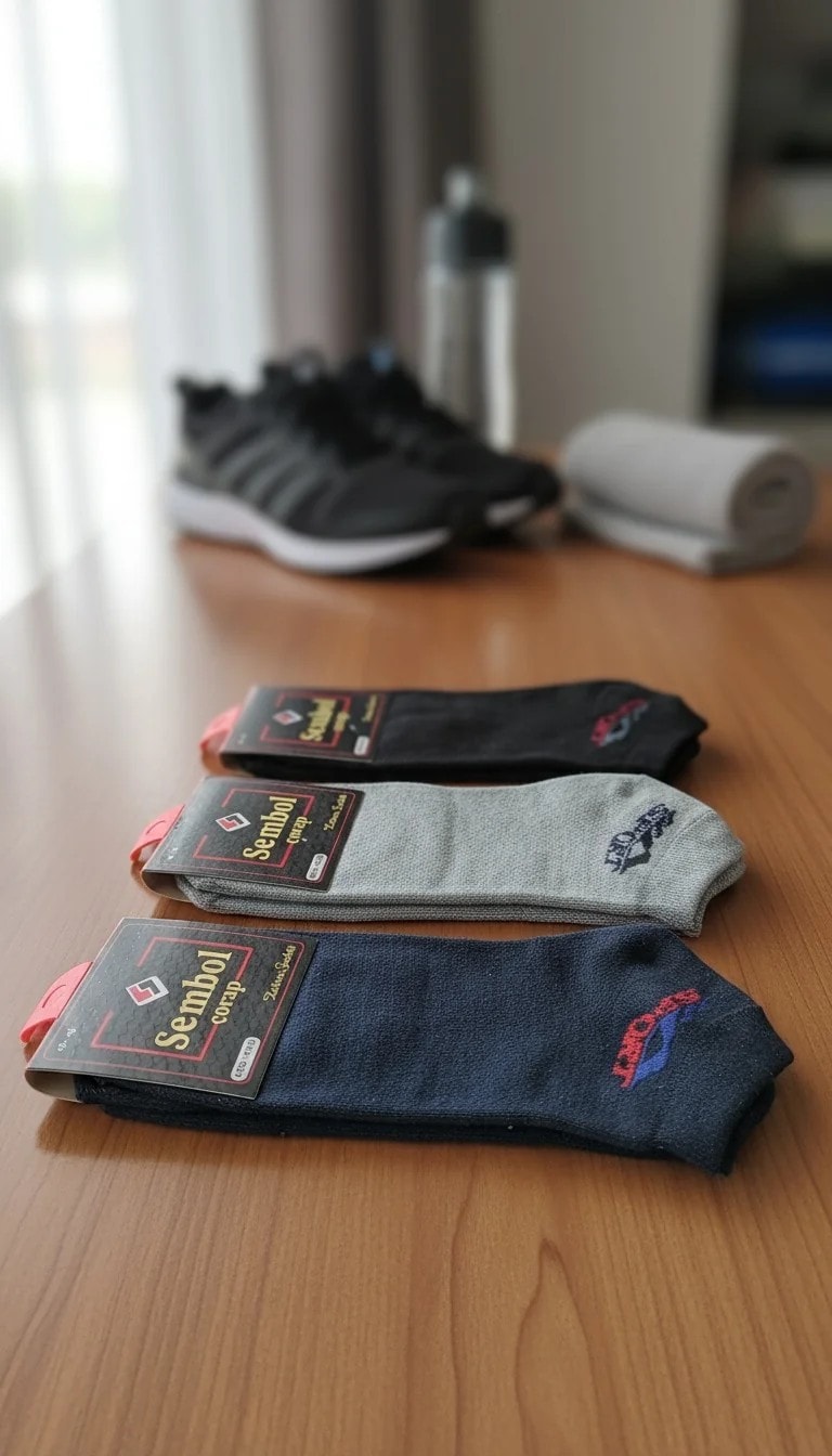 12 Çift Erkek Kışlık Bilek Boy Havlu Çorap