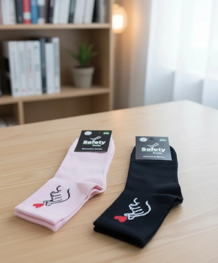 Kalpli  Desenli  Kolej Çorap 12'Li Paket