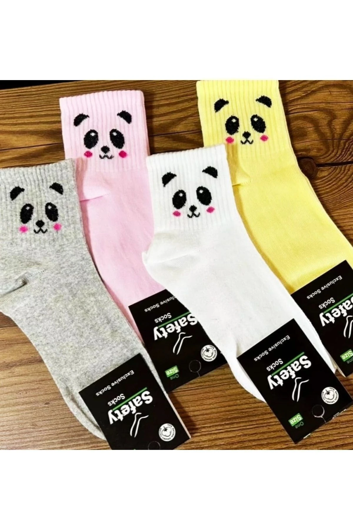 4 Lü Kadın Eğlenceli Kolej Çorap