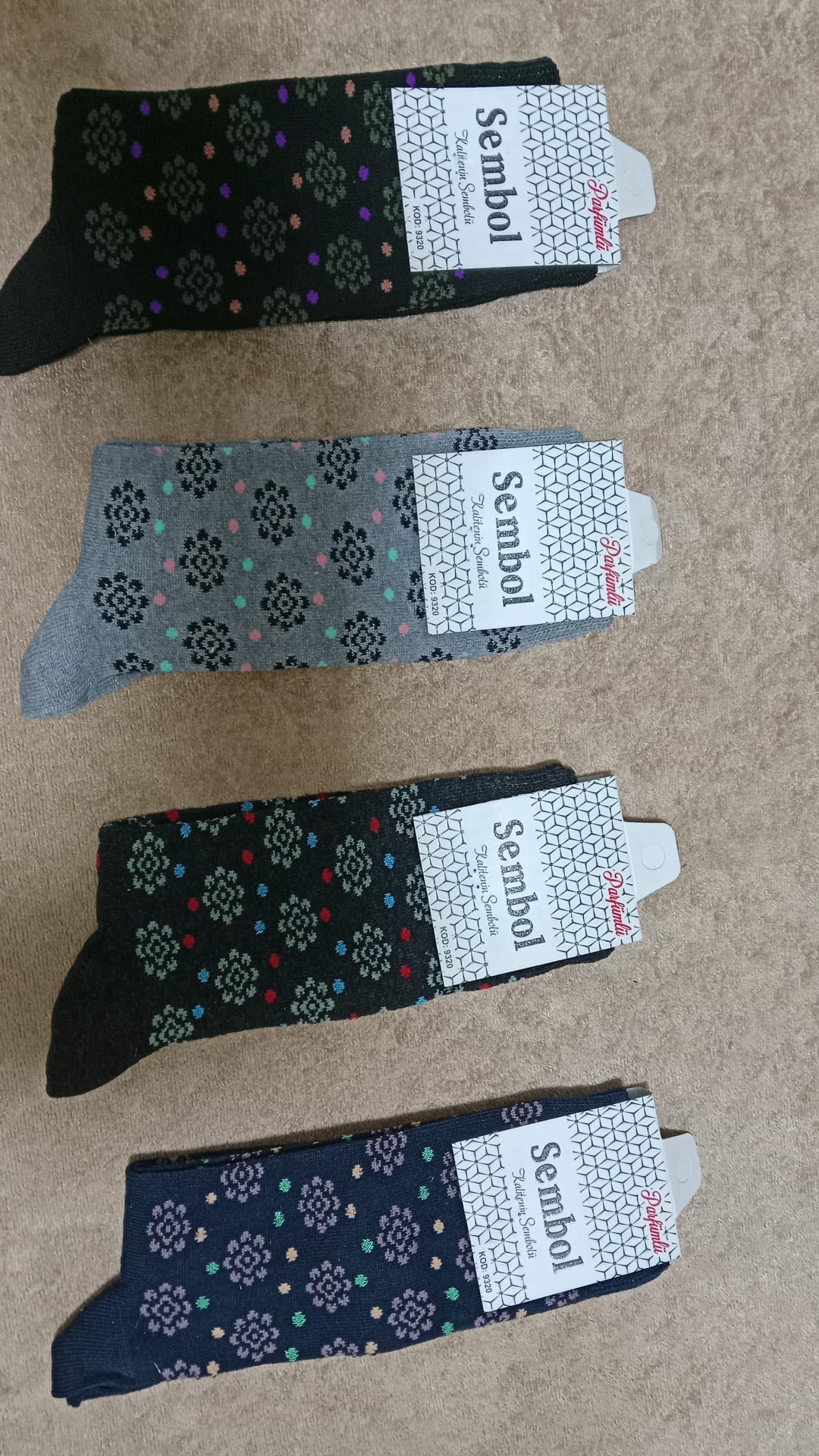 Bayan Mevsimlik Uzun Çorap 12'li Paket