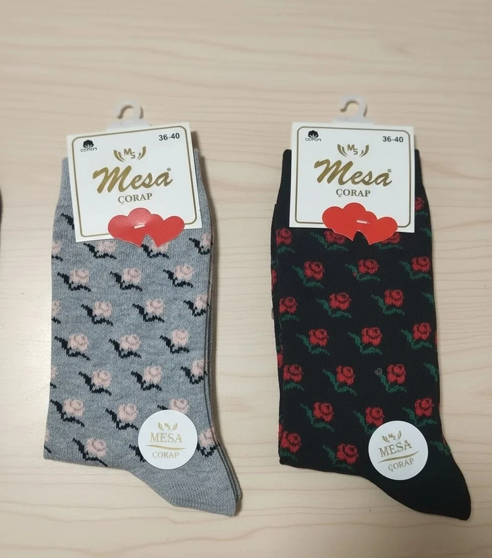 Bayan Mevsimlik Uzun Çorap 12'li Paket