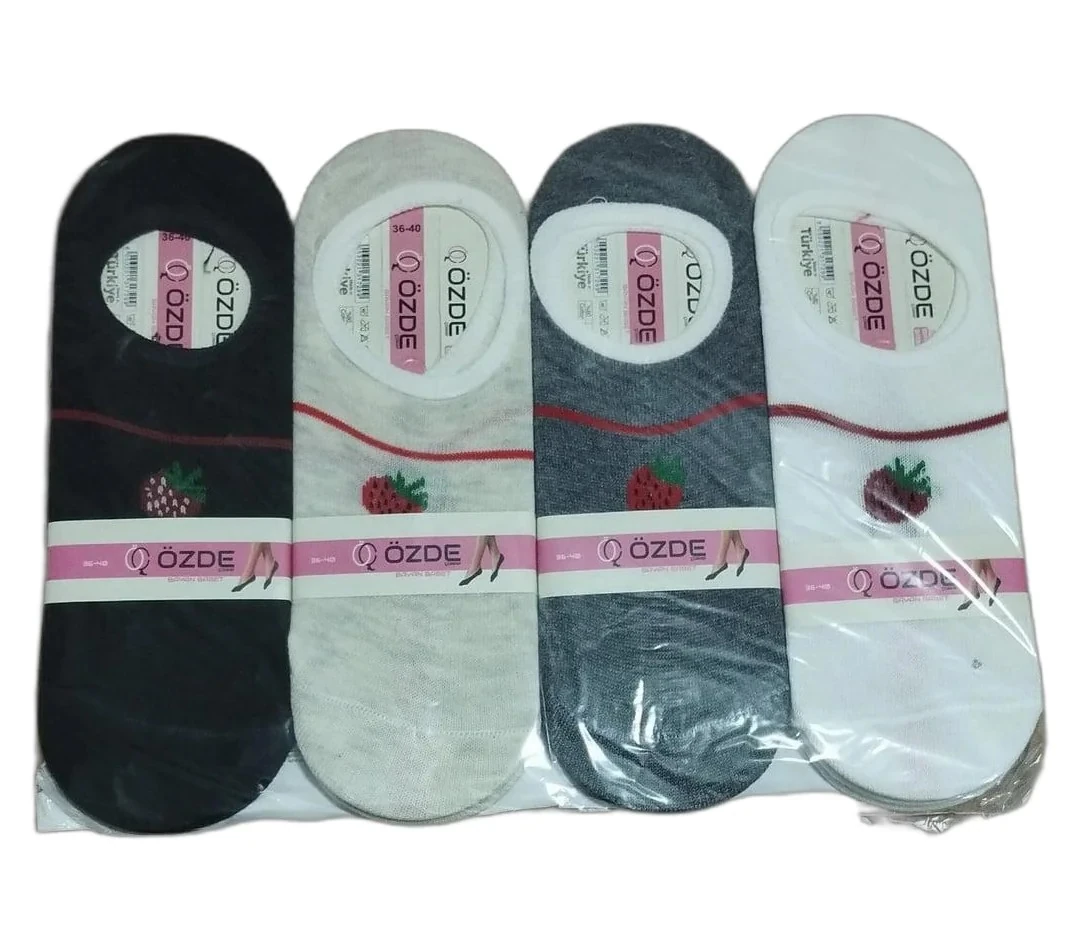 12 Çift Bayan Babet Çorap
