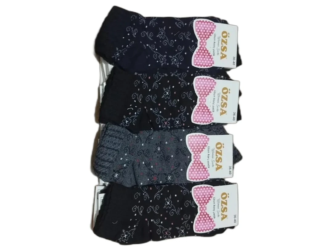 Bayan Penye Mevsimlik Patik Çorap 12'li Paket