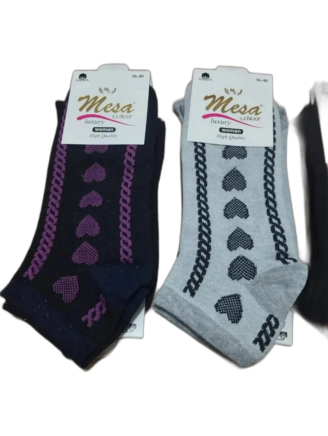 Bayan Penye Mevsimlik Patik Çorap 12'li Paket