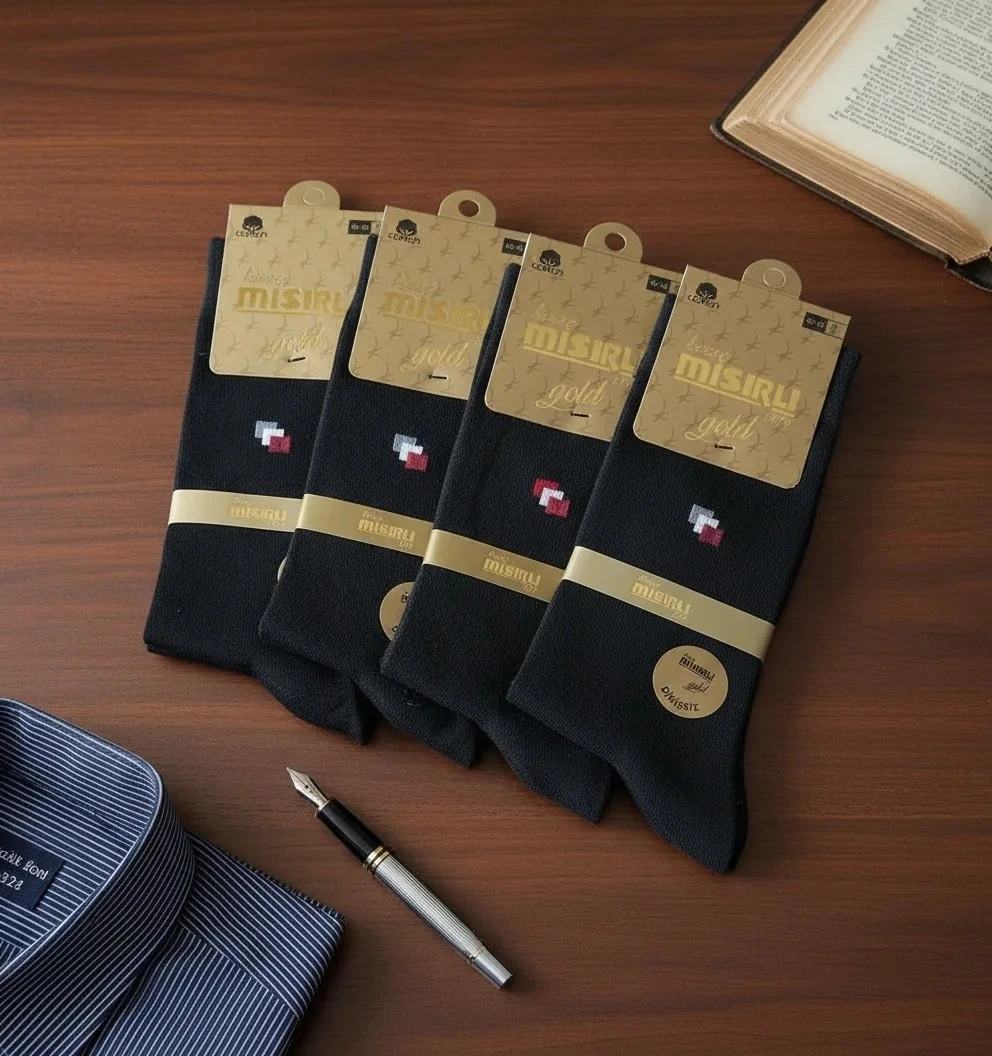 Erkek Mevsimlik Dikişsiz Uzun Çorap 12'Li Paket