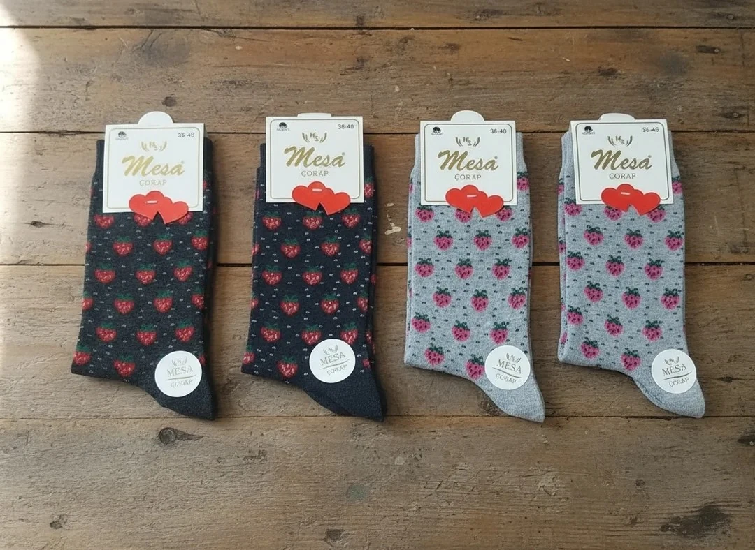 Bayan Mevsimlik Uzun Çorap 12'li Paket