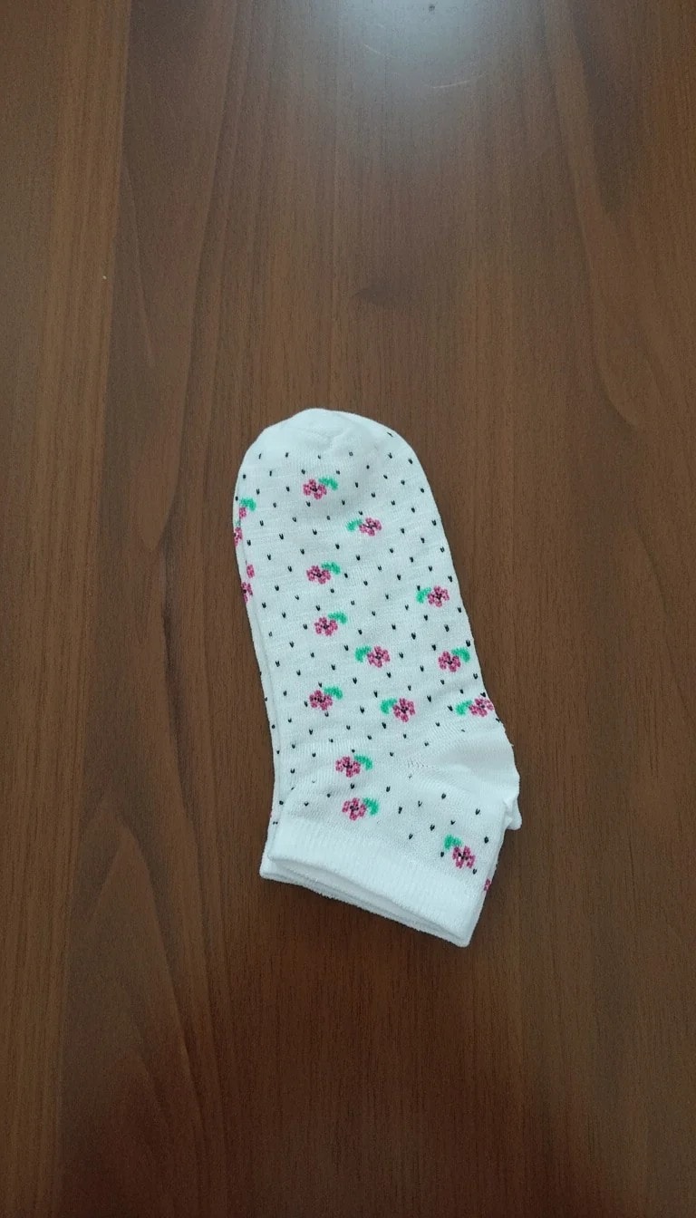 12 Çift Kılçıklı Bayan Patik Çorap