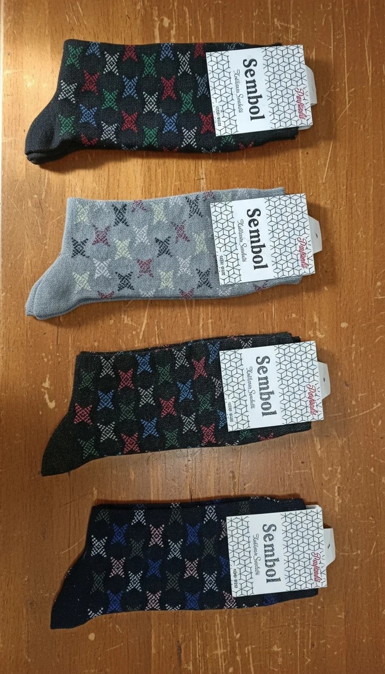 Bayan Mevsimlik Uzun Çorap 12'li Paket