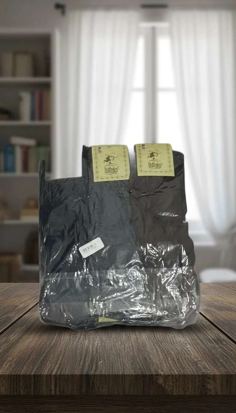 Diz Üstü Anne Çorabı Mevsimlik Karışık Düz Renkler 12'Li Paket