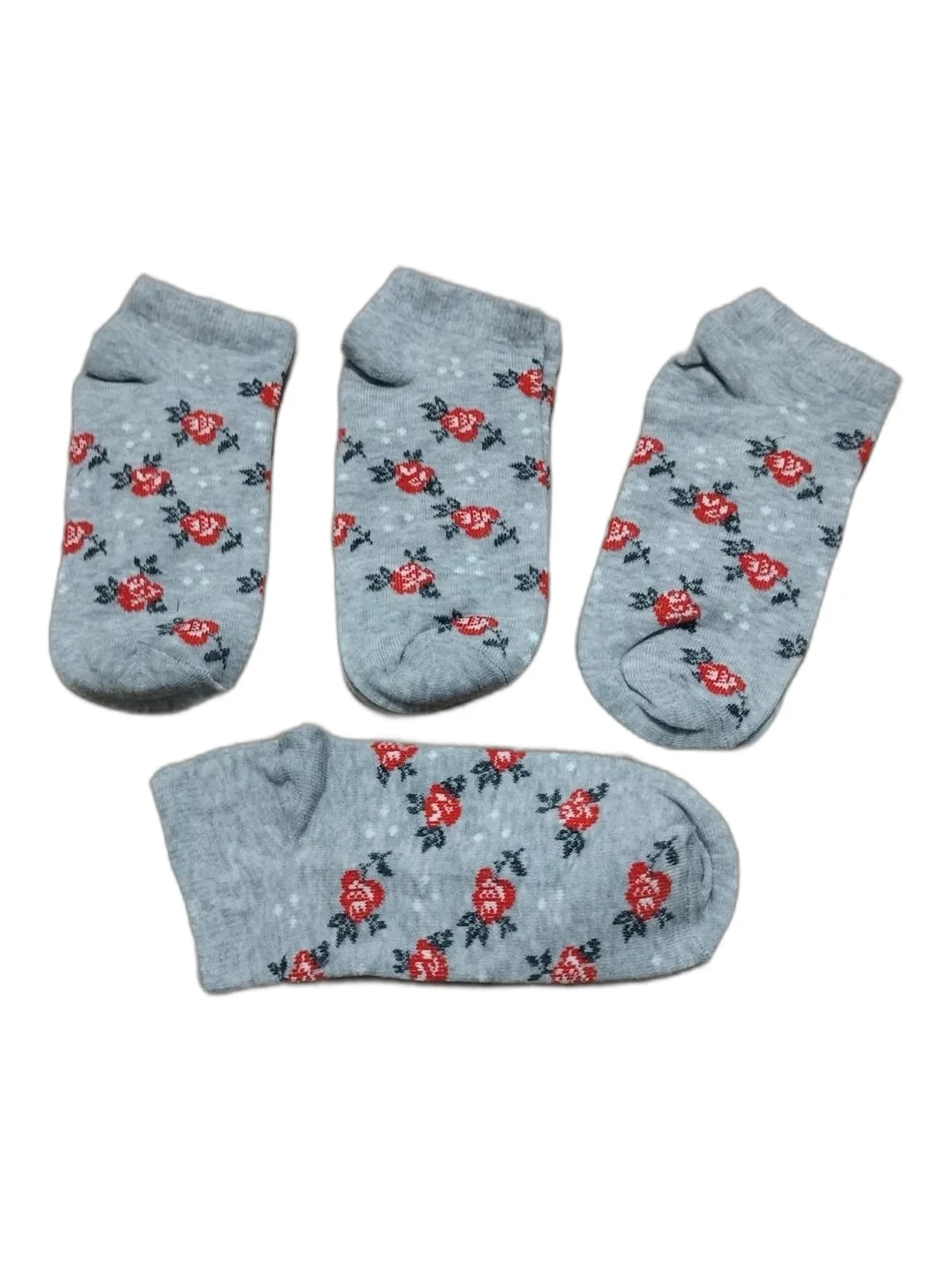 12 Çift Kılçıklı Bayan Patik Çorap