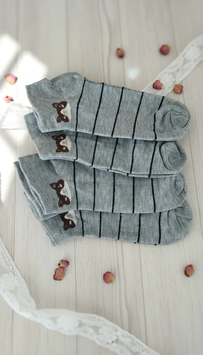 12 Çift Kılçıklı Bayan Patik Çorap