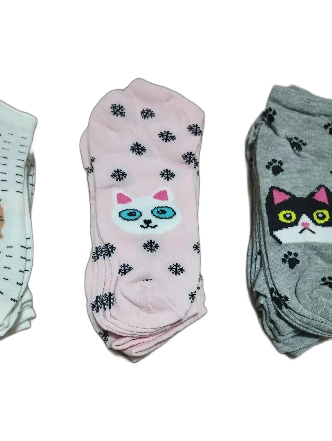 12 Çift Kılçıklı Bayan Patik Çorap