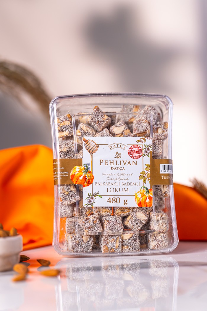 Pumpkin Almond Turkish Delight Sugar Free 480 gr