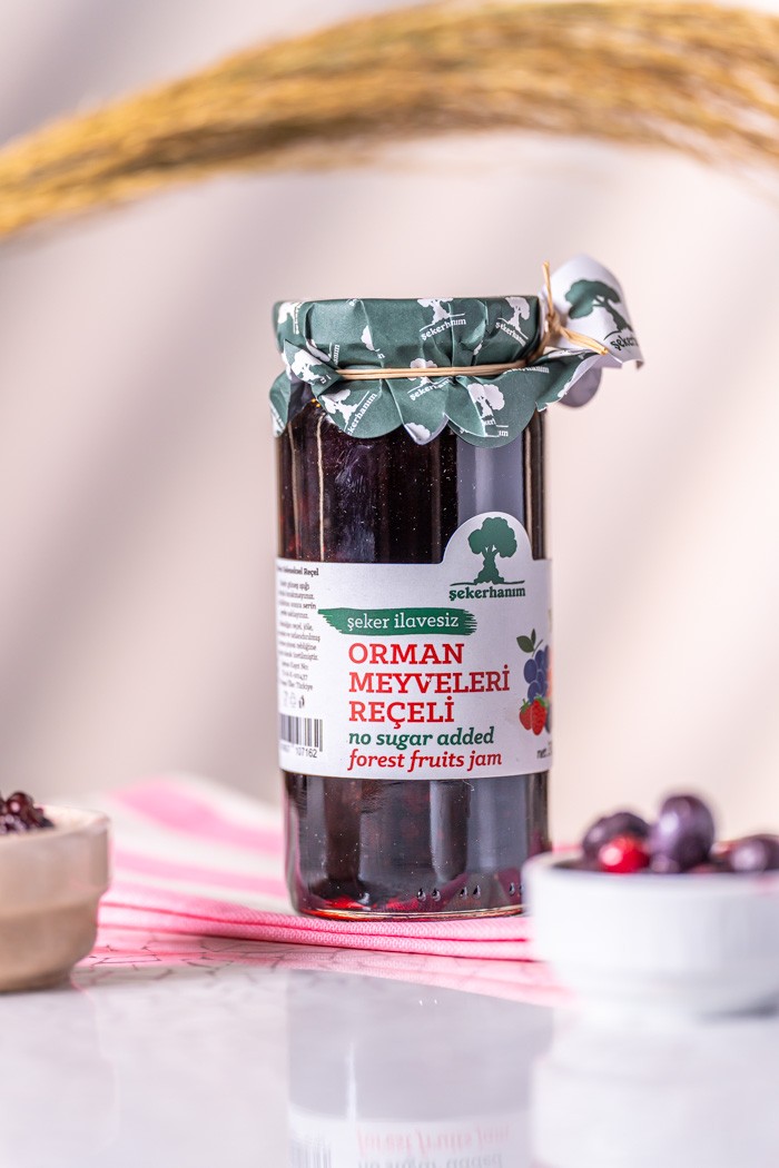 Forest Fruit Jam No Sugar Added 300 gr