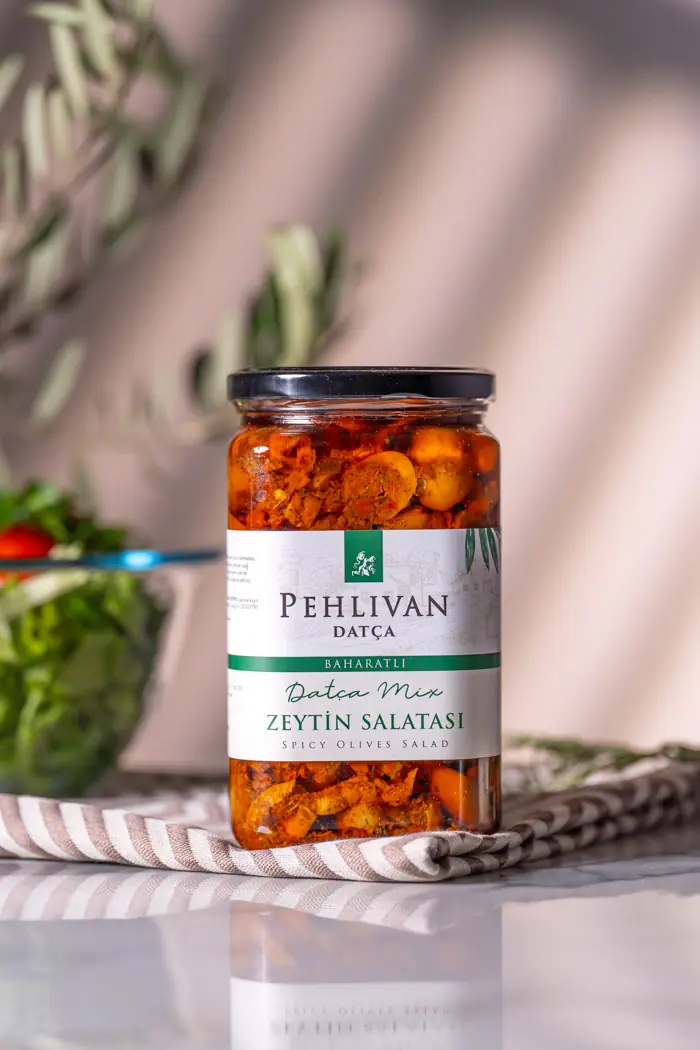 Karışık Zeytin Salatası 750 gr - Pehlivan Datça