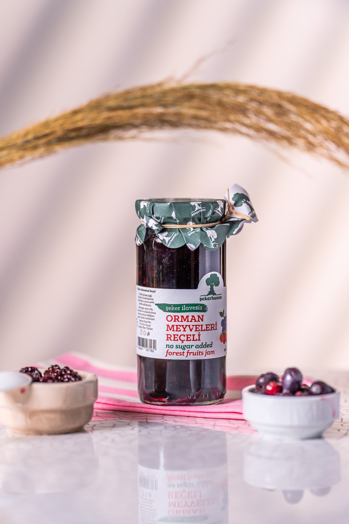 Forest Fruit Jam No Sugar Added 300 gr