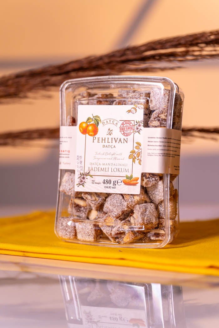 Tangerine Almond Turkish Delight 480 gr