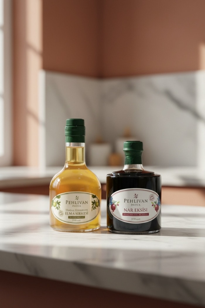 Doğal Fermante Elma Sirkesi & Nar Ekşisi 250 + 250 ML