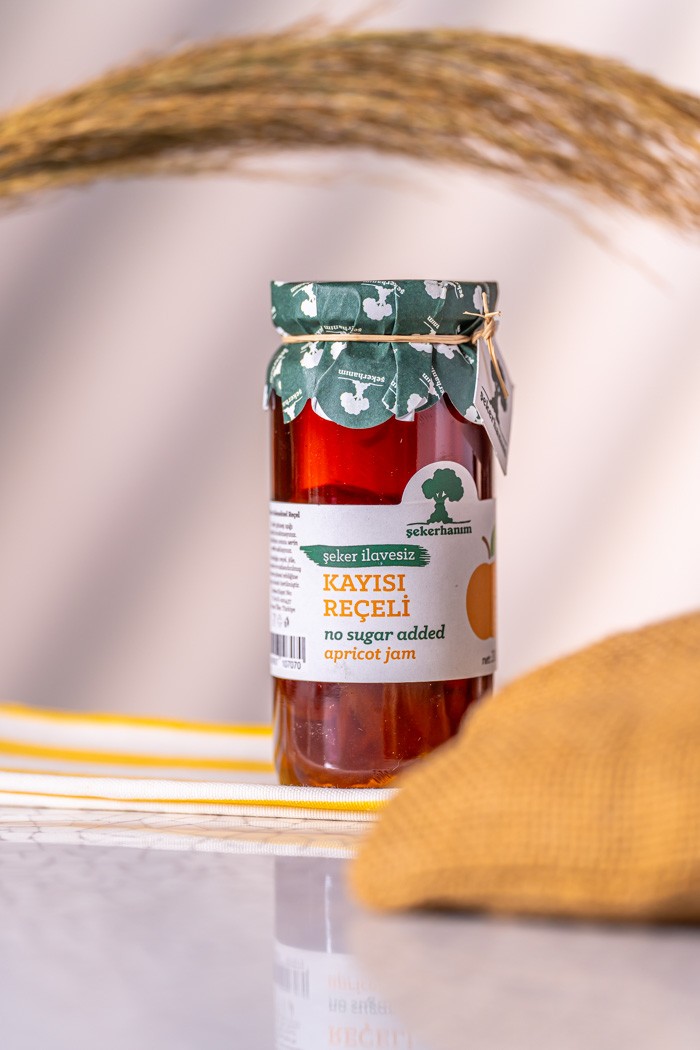 Apricot Jam No Sugar Added 300 gr