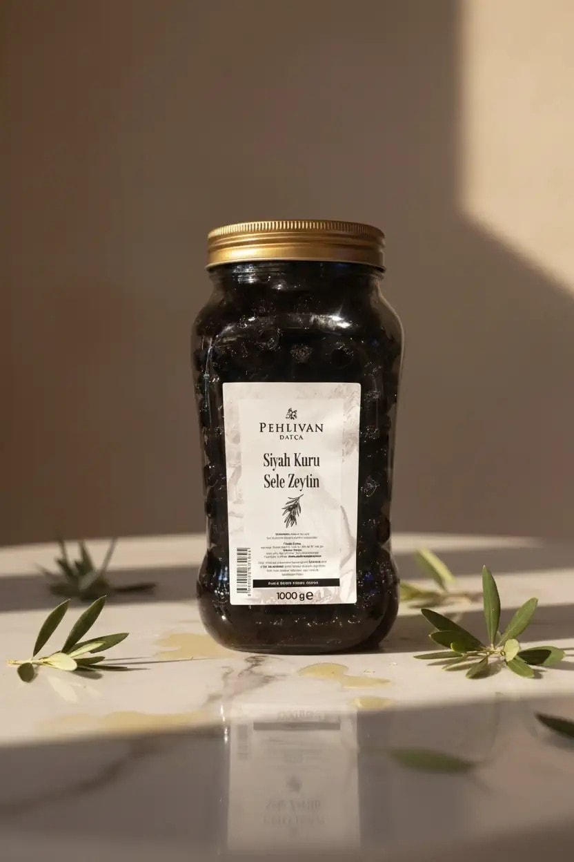 Siyah Kuru Sele Zeytin 1 kg