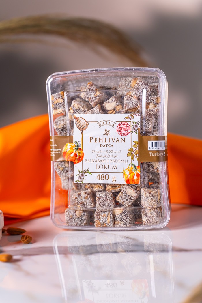 Pumpkin Almond Turkish Delight Sugar Free 480 gr