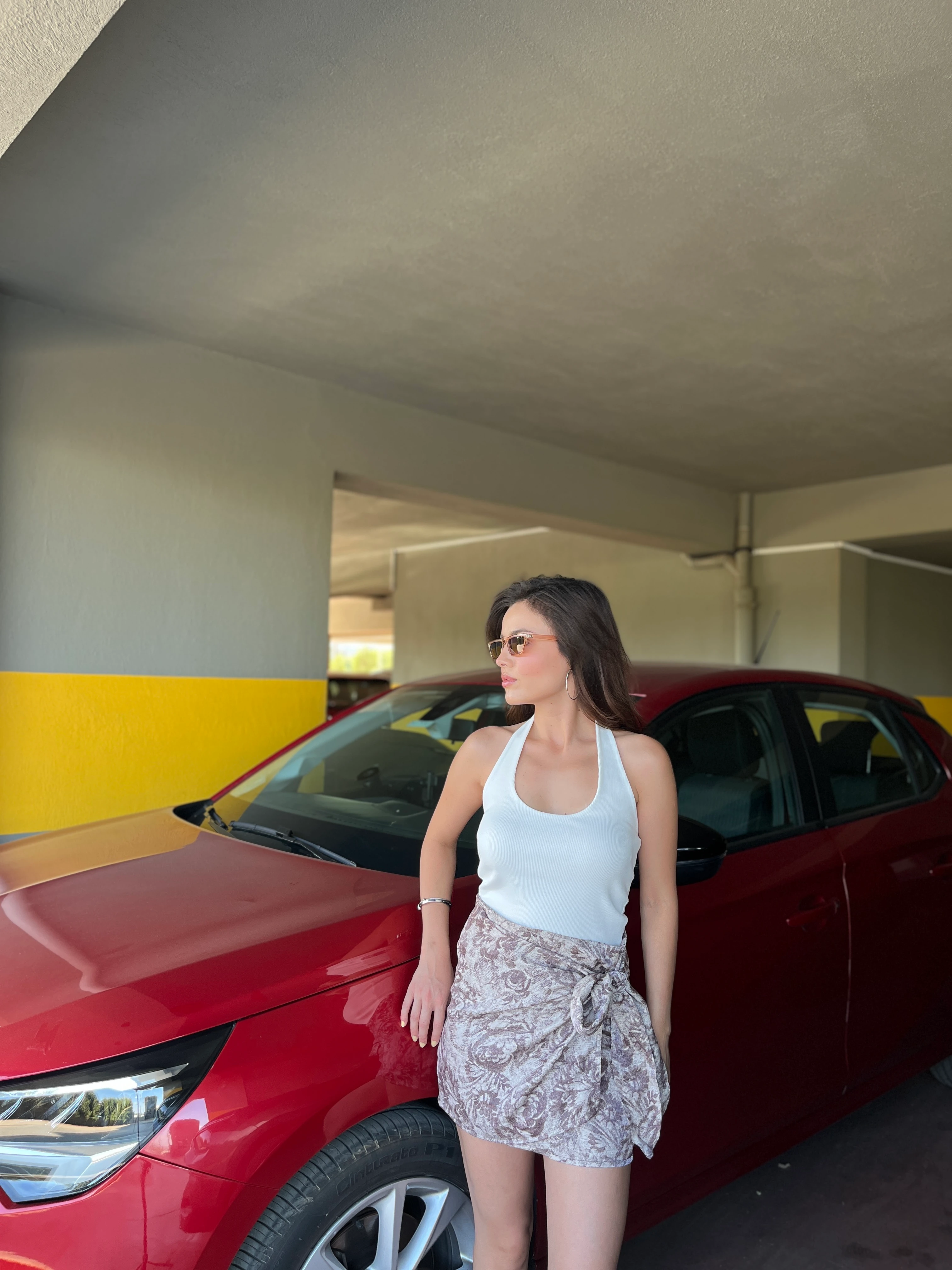 Bağlamalı Kahve Etek 