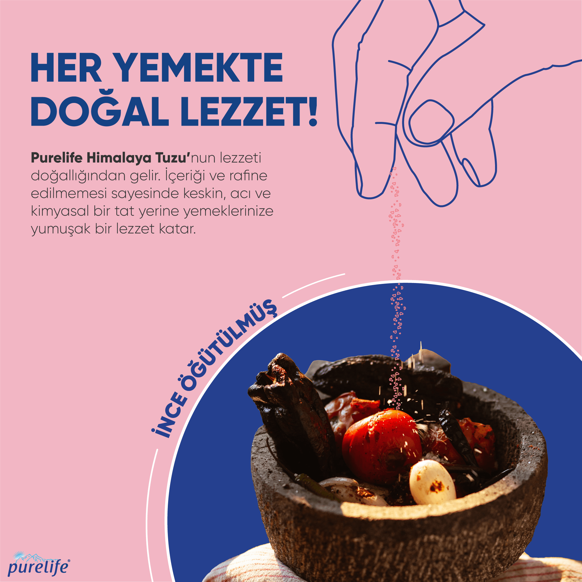 Himalaya Tuzu İyotlu İnce Pembe 500g