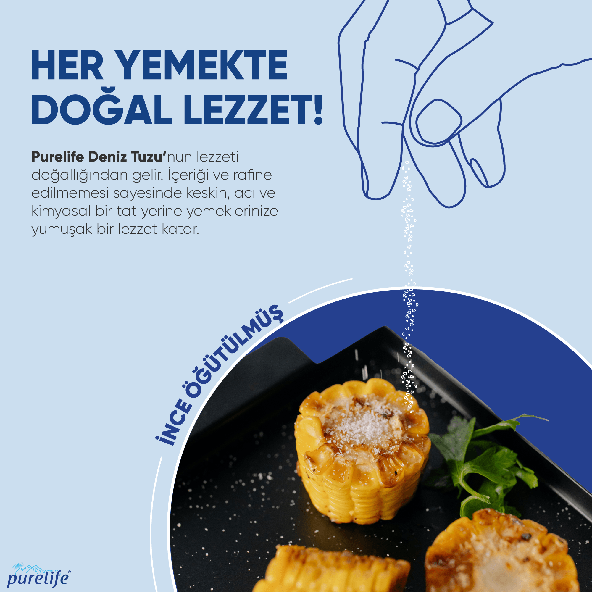 Aegean Deniz Tuzu İyotlu İnce 800g